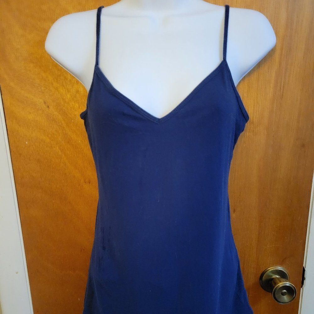 Old Navy Stretch V Neck Tank Top, Blue